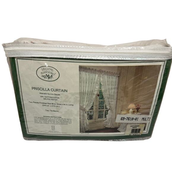 Vintage Laura Ashley CASTLEBERRY Full Size Fitted Sheet NEW OLD STOCK - Picture 1 of 6